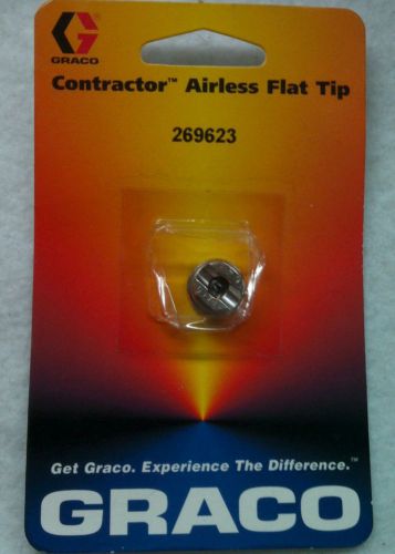Graco contractor airless flat tip 269623 spray 623 12&#034; fan for sale