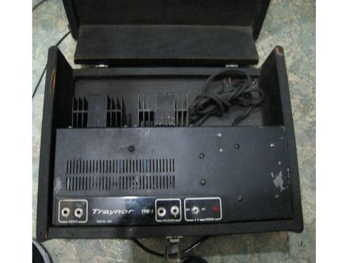 TRAYNOR YPM-1 Vintage 100w POWER AMP in Original Fliptop HardCase - NICE!