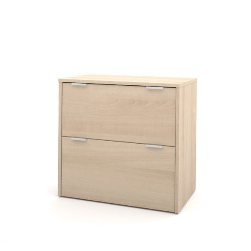 Drawer Lateral 2 File Cabinet Storage Office Wood Filing Furniture Besatar I3