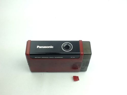 Panasonic KP-2A Battery Powered Pencil Sharpener Portable Quiet Clean AA Powered