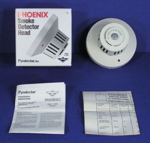 * pyrotector 3224nt phoenix fire &amp; smoke detector head thermal alarm 24v new * for sale