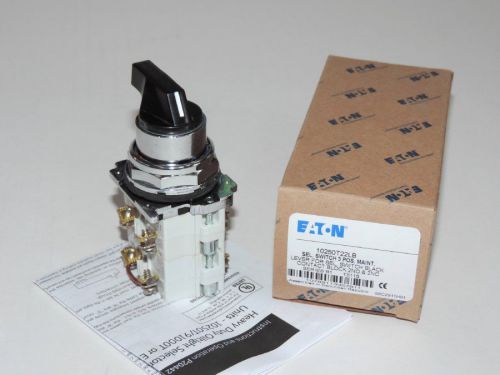 Eaton 3 Position Selector Switch w/ Contact Block 10250T22LB