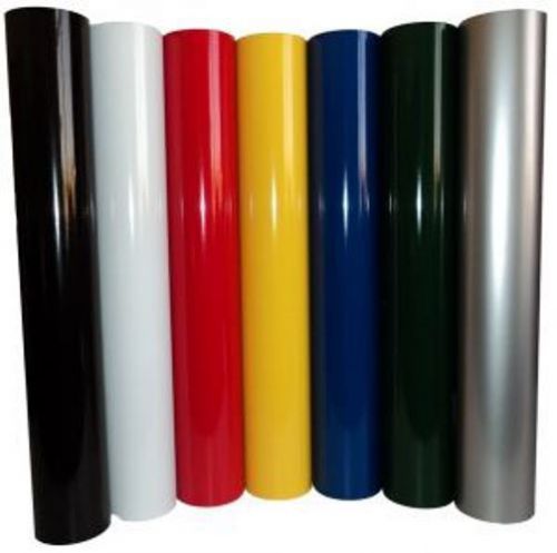Vinyl rolls film material self adhesive backed sign colors package 7 24” 10yd for sale