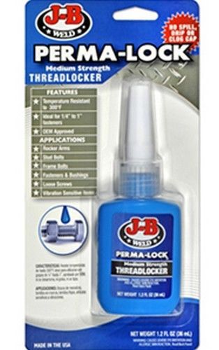 J-b weld 24236 perma-lock blue threadlocker - 36 ml for sale