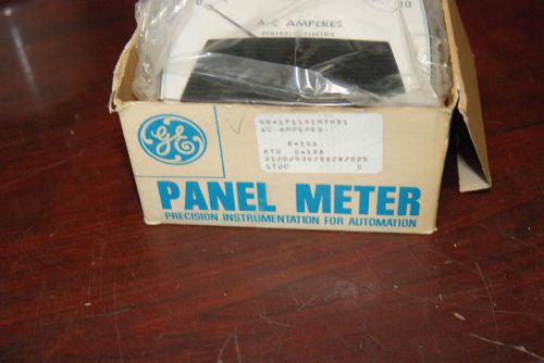GE 50-171141MTMT1, AC Amp Gauge, 0-10A,  Panel Meter,  New in Box