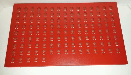 Vermont gage  12.50-10.12 pin gage tray rack only for sale