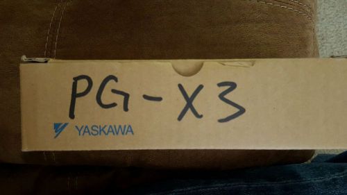 YASKAWA PG-X3 MOTOR PG LINE DRIVER INTERFACE  AC DRIVE 1000 SERIES