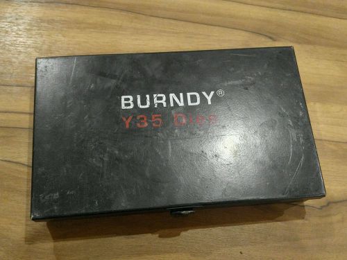 Burndy Y35 Dies and metal case