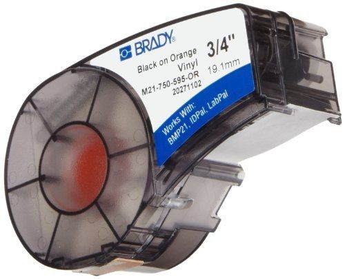 Brady m21-750-595-or bmp21 tape b- 595 indoor/outdoor vinyl film size: 3/4&#034; x for sale