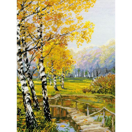 &#034;The Birches Counted Cross Stitch Kit-10.25&#034;&#034;X15&#034;&#034; 14 Count&#034;
