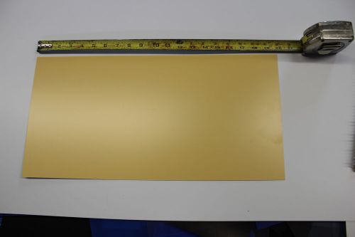 Styrene polystyrene plastic sheet .060&#034; thick 10&#034; x 20&#034;  glossy tan color for sale