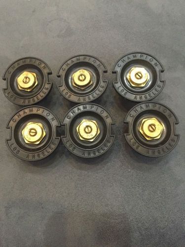 6 Stationery Sprinkler Heads Made By Champion L.A.