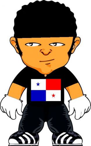 30 Custom Cartoon Panama Man Personalized Address Labels