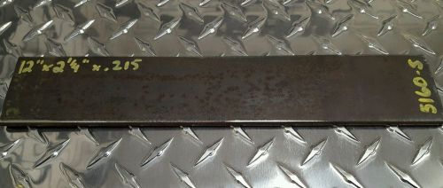 5160 High Carbon Spring Steel Flat Bar Stock (12&#034;x 2.25&#034; x .215&#034;) For knives etc