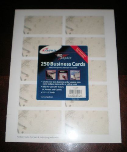 Convenient DIY Business Cards – Sage Leaves Design – 250 cards