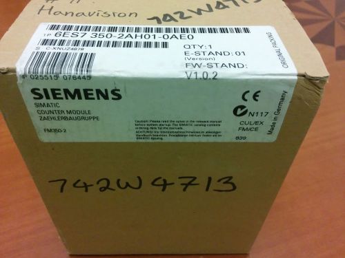 FS NEW Siemens Simatic S7 6ES7 350-2AH01-0AE0 Counter Module