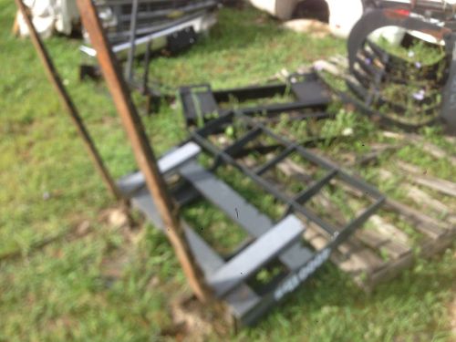 New universal skid steer mount pallet forks top line usa jd mf hay farm tractor for sale