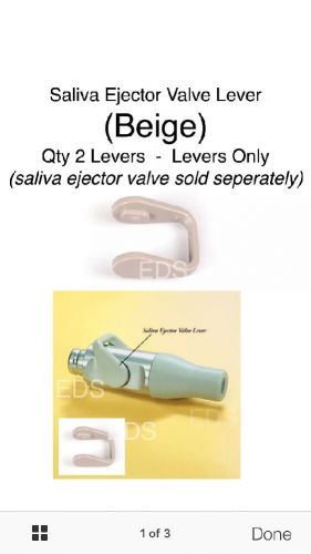 Dental Saliva Ejector Valve Lever - (Levers only) Beige  Qty 2 pieces