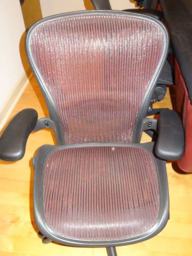 Herman Miller Aeron Mesh Office Desk Chair Large Size C fully adjustable lumbar