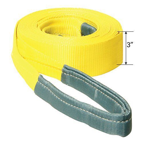 Vehicle recovery strap - 3&#034; x 30 with reinforced eyes for sale