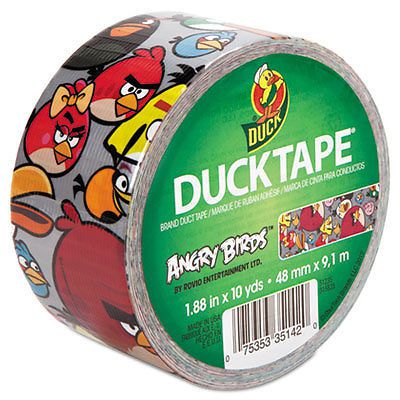 Licensed Duck Tape 1.88 Inch Wide 10 Yard Roll-Angry Birds 075353351420
