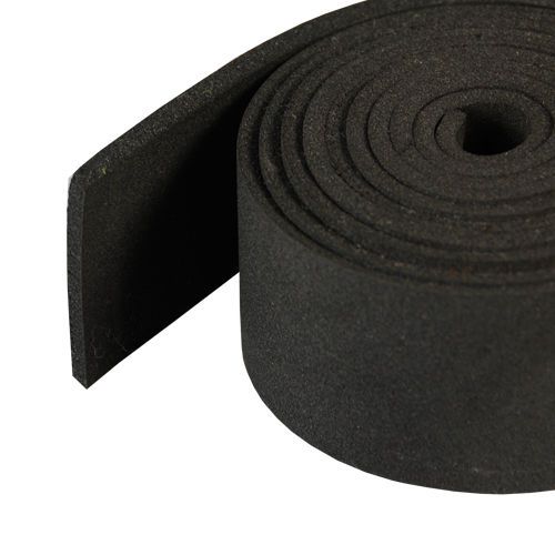 Sponge neoprene stripping 1-1/2&#034; wide x 3/8&#034; thick x 25&#039; long for sale