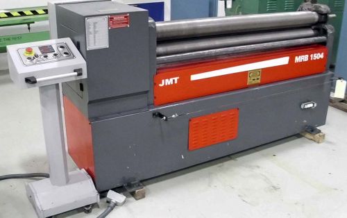 10 ga. x 5’ jmt model mrb-1504 motorized 3-roll plate roll for sale