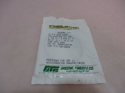 Green tweed 9039-sd505, as-568a-039 cpd 505, 782-52039, seal, o-ring. 418714 for sale
