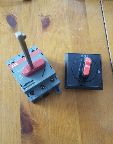 Abb ot63e3 disconnect switch 80a with control shaft external panel switch for sale