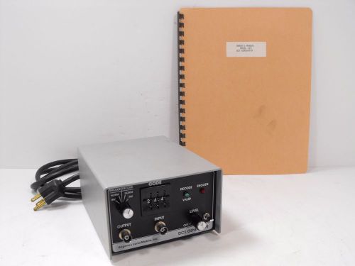 Regency Land Mobile Model 123 DCS Generator w/ Original Manual (Powers On)