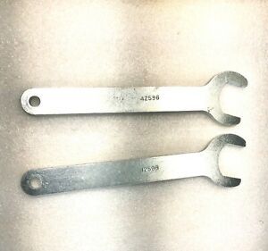 Lot (2) Porter Cable Router Wrench Spanner No. 42596  1-1/8&#034; 1.125 inches