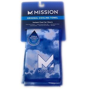 New Mission Unisex Size 10x33 Cloud Lapis Blue Original Instant Cooling Towel