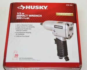 Husky 676 532 H4430 1/2&#034; Impact Wrench 300 ft. lbs. - Free US Shipping