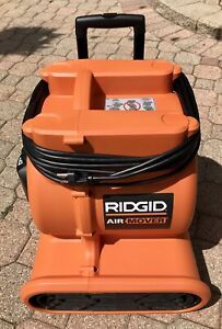 Ridgid 3 Speed Air Mover AM25600 w/ Wheels and Handle Tested Great Shape Fan