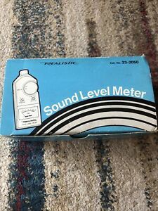 Vintage Realistic / Radio Shack 33-2050 Sound Level Meter Case NOS