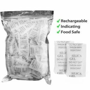 60 Packets 5 g Grams Silica Gel Desiccant Pack Moisture Absorber Ship from USA