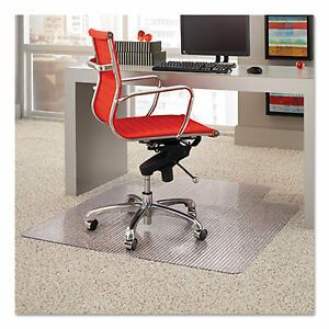 Es Robbins Dimensions Chair Mat for Carpet, 45 X 53 with Lip, Clear 162011