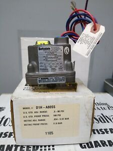 Barksdale D1H-A80SS Pressure (Or) Vacuum Actuated Switch  .5-80 PSI NOS