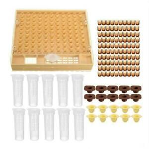 131pcs Bee Queen Rearing Cupkit Box System Beekeeping Cell Cage Cup Kit Z4 Prof
