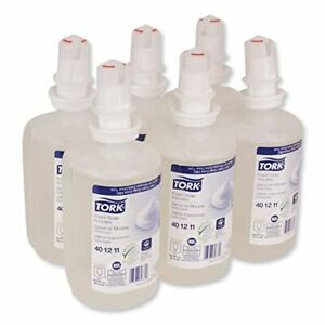 Tork 401211 Extra Mild Foam Soap Odorless For S4 Dispenser Systems 6 Bottles 1L