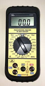 IDEAL 61-361 Phase Rotation True RMS HZ-MFD-Auto Off Tester-  No Leads
