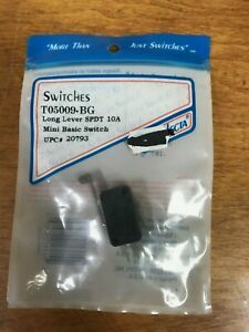 Selecta Switch T05009-BG 10A long Roller Lever  SPDT  10A Mini Basic  switch