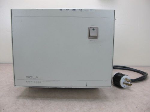 Sola MCR-2000 Mini Micro Computer Regulator 2000VA Cat# 63-13-220-06