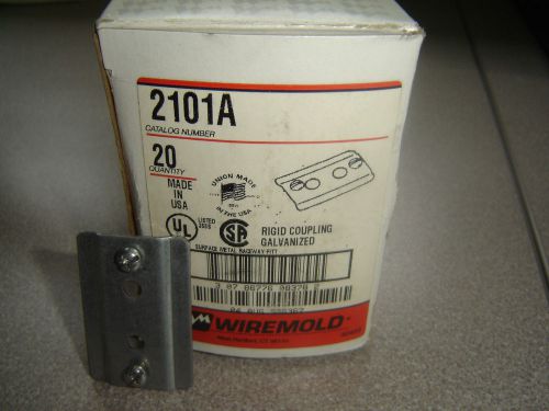 Lot of 5 Wiremold 2101A Rigid Coupling Galvanized NOS in Box, 5 pieces only