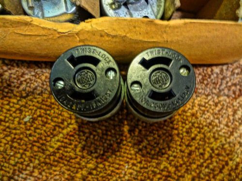 NEW LOT OF 10 HUBBELL TWIST-LOCK 10A.250V-15A.125V