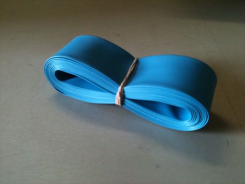 1&#034; id / 25mm thermosleeve blue polyolefin 2:1 heat shrink tubing - 10&#039; section for sale