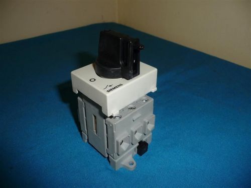 Siemens 3ld2130-0tk11 3ld21300tk11 rotary disconnect switch for sale