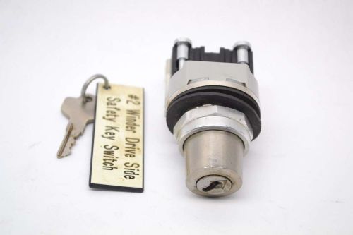 Allen bradley 800t-h3106 2 position selector key t switch b430082 for sale