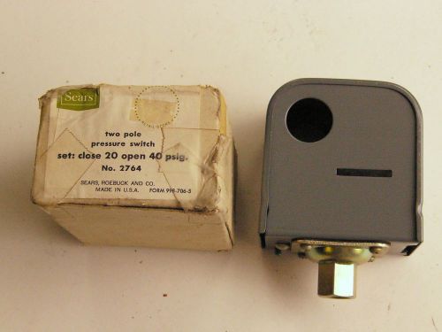 Sears two pole pressure switch-nos for sale
