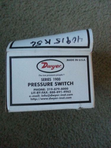 Dwyer Pressure Switch series 1900
